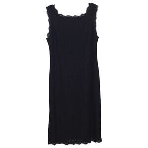 Adrianna Papell Royal Blue Cocktail Lace Overlay Dress sz 10